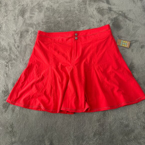 NWT Title Nine Nimblene Swing Skirt Skort Women's size 10 Phoenix Red Tennis - Picture 1 of 8